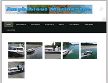 Tablet Screenshot of amphibiousmarine.com